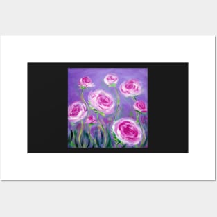 Pink Roses Posters and Art